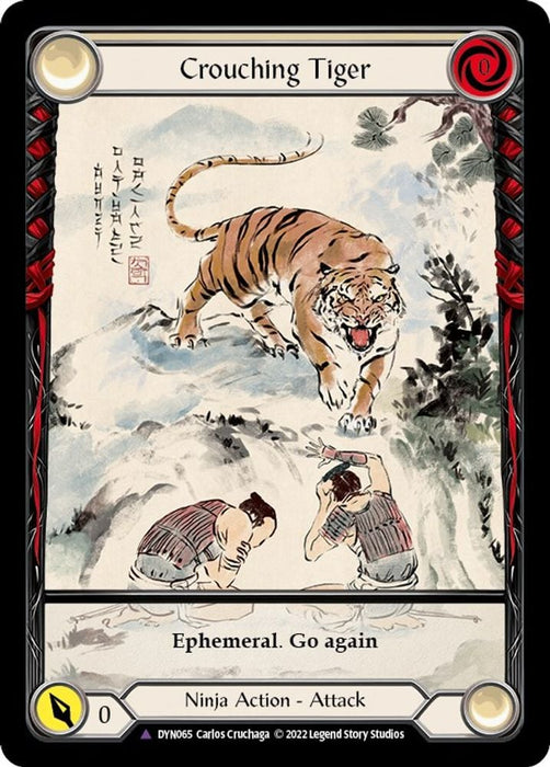 Crouching Tiger Marvel (#DYN065) (Dynasty) Near Mint Cold Foil