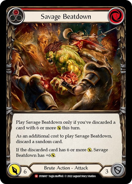 Savage Beatdown (#DYN007) (Dynasty)