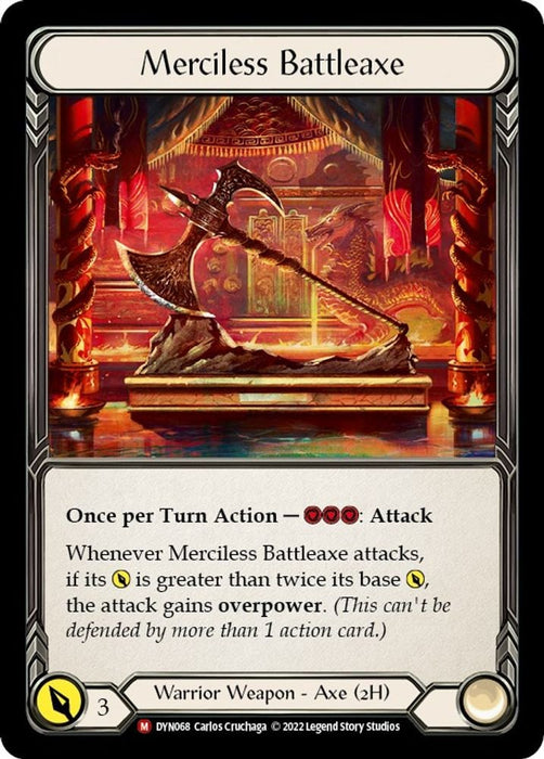 Merciless Battleaxe (#DYN068) (Dynasty)
