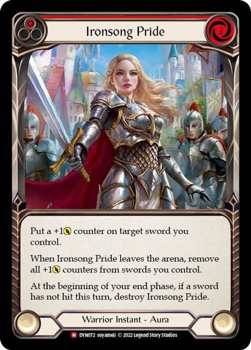 Ironsong Pride (#DYN072) (Dynasty) Near Mint Rainbow Foil