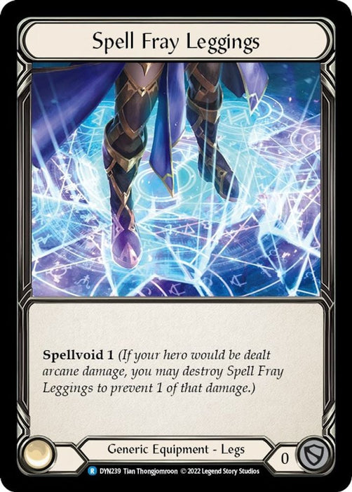 Spell Fray Leggings (#DYN239) (Dynasty) Near Mint Cold Foil