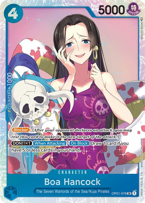 Boa Hancock (#OP01-078) (Romance Dawn) Near Mint Foil