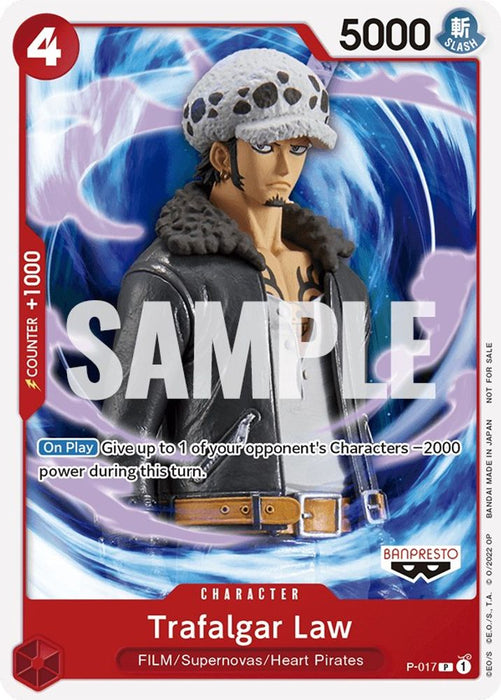 Trafalgar Law (One Piece Film Red) (#P-017) (One Piece Promotion Cards) Near Mint