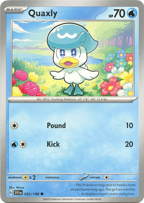 Image for Quaxly (052/198) [SV01: Scarlet & Violet Base Set] - Pokemon
