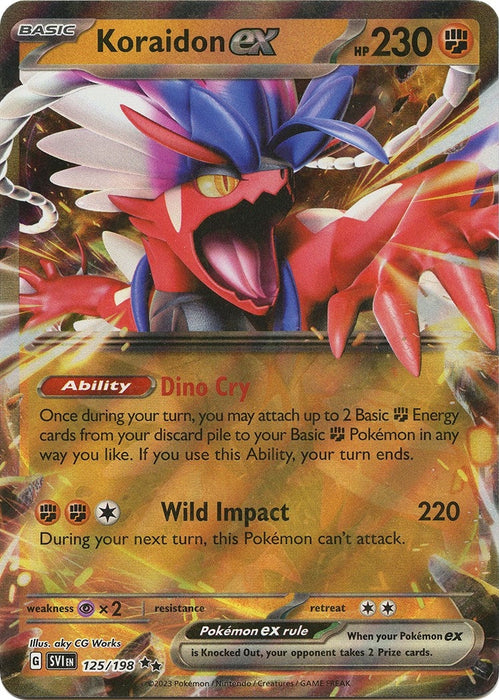 Image for Koraidon ex (125/198) [SV01: Scarlet & Violet Base Set] - Pokemon