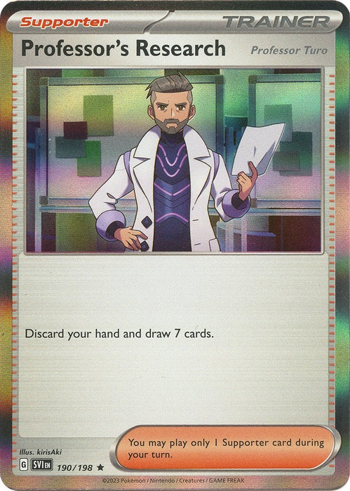 Image for Professor's Research (190/198) [SV01: Scarlet & Violet Base Set] - Pokemon