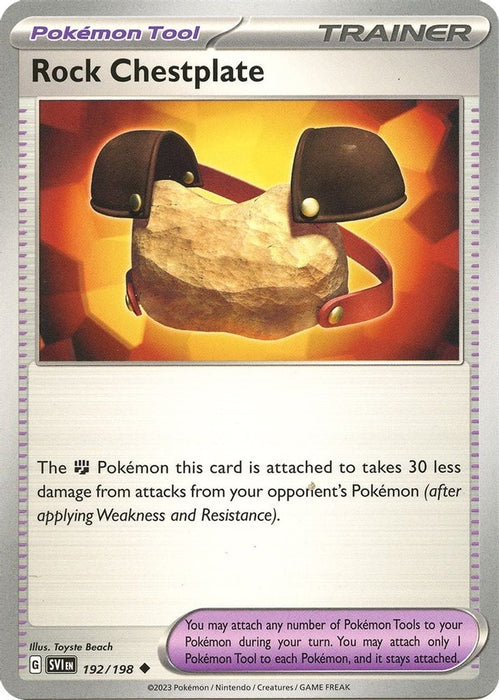 Rock Chestplate (#192/198) (SV01: Scarlet & Violet Base Set)