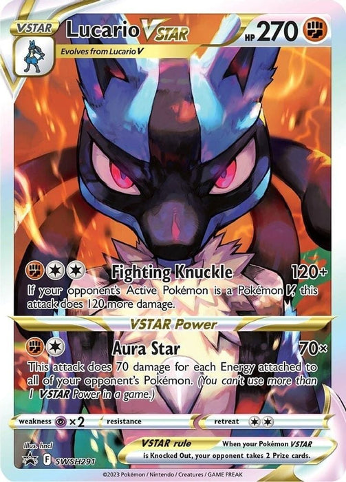 Lucario VSTAR - SWSH291 (#SWSH291) (SWSH: Sword & Shield Promo Cards)