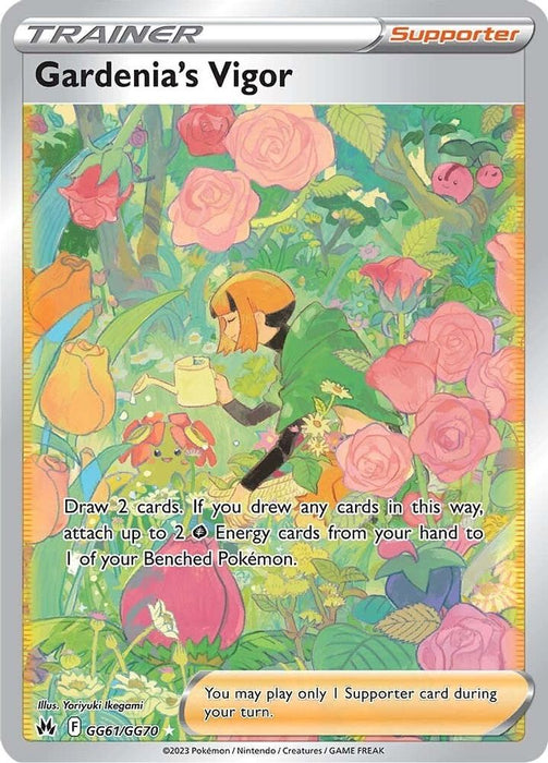 Gardenia's Vigor (#GG61/GG70) (SWSH: Crown Zenith: Galarian Gallery) Near Mint Holofoil