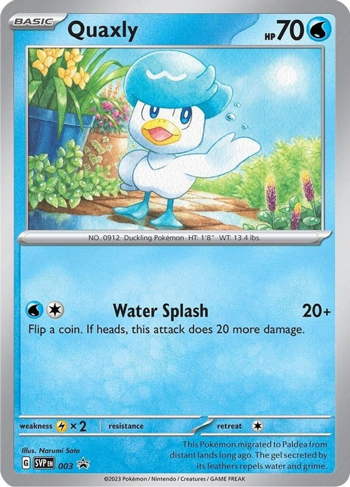 Quaxly - 003 (#003) (SV: Scarlet & Violet Promo Cards) Near Mint Holofoil