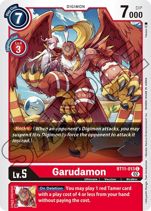 Image for Garudamon (BT11-013 C) - Digimon Card Game