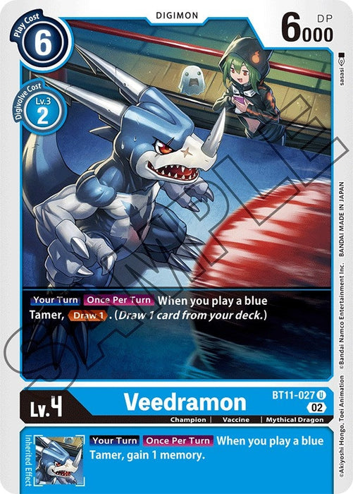 Image for Veedramon (BT11-027 U) - Digimon Card Game
