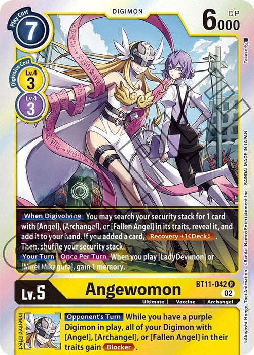Angewomon (#BT11-042 R) (Dimensional Phase) Near Mint Foil