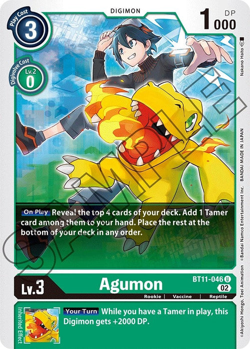 Image for Agumon (BT11-046 U) - Digimon Card Game