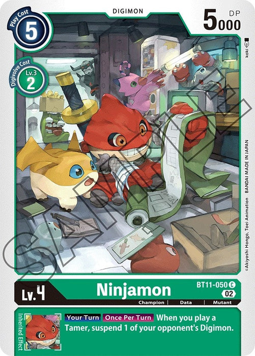 Image for Ninjamon (BT11-050 C) - Digimon Card Game