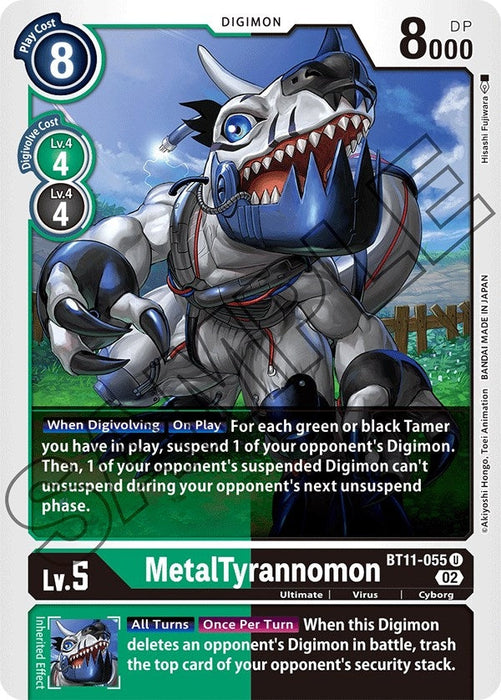 Image for MetalTyrannomon (BT11-055 U) - Digimon Card Game