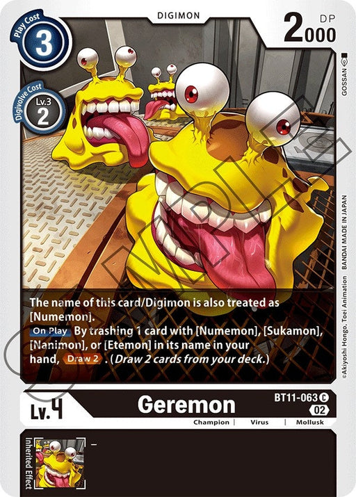 Image for Geremon (BT11-063 C) - Digimon Card Game