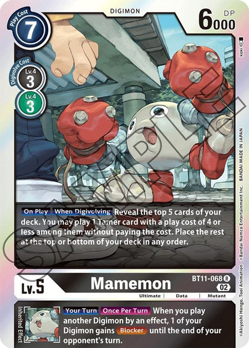 Mamemon (#BT11-068 R) (Dimensional Phase) Near Mint Foil