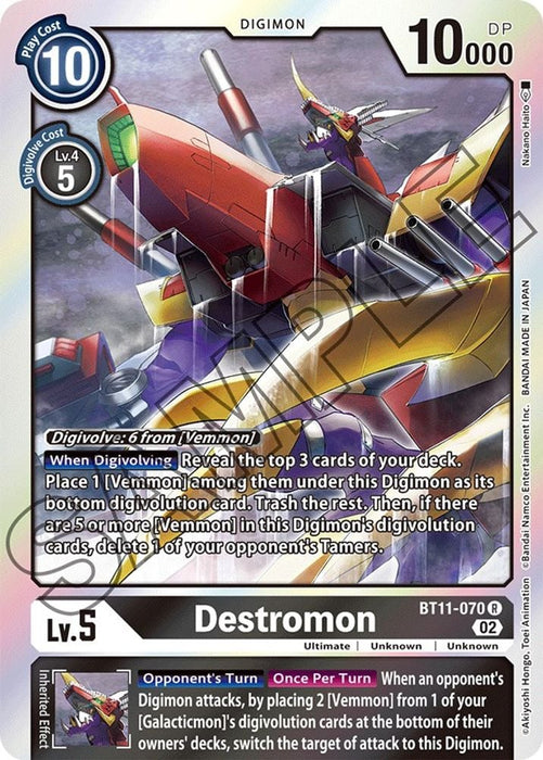 Destromon (#BT11-070 R) (Dimensional Phase) Near Mint Foil