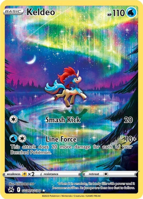Keldeo (#GG07/GG70) (SWSH: Crown Zenith: Galarian Gallery) Near Mint Holofoil