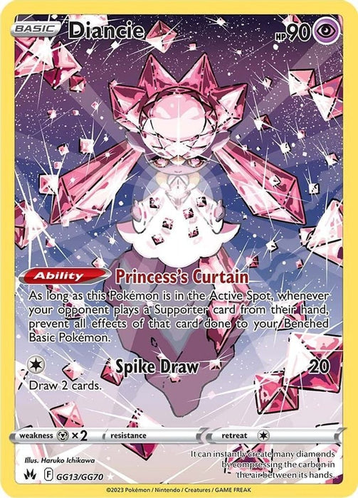 Diancie (#GG13/GG70) (SWSH: Crown Zenith: Galarian Gallery)
