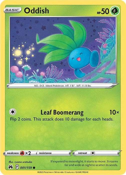Oddish (#001/159) (SWSH: Crown Zenith)