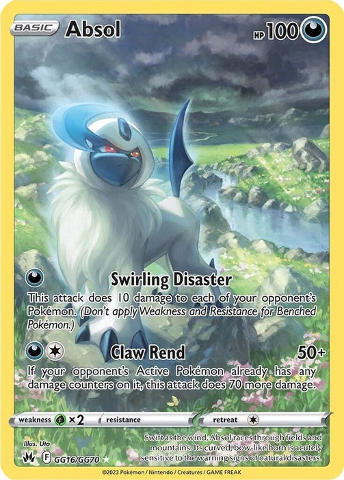 Absol (#GG16/GG70) (SWSH: Crown Zenith: Galarian Gallery) Near Mint Holofoil
