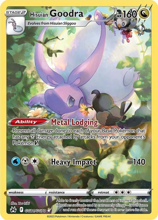 Hisuian Goodra (#GG21/GG70) (SWSH: Crown Zenith: Galarian Gallery)
