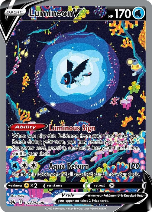 Lumineon V (#GG39/GG70) (SWSH: Crown Zenith: Galarian Gallery) Near Mint Holofoil