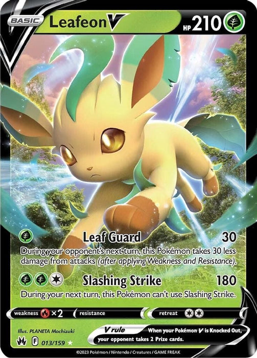 Leafeon V (#013/159) (SWSH: Crown Zenith)