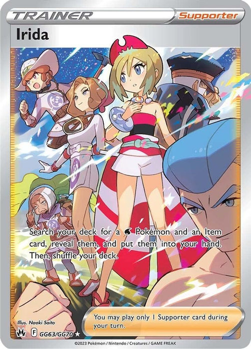 Irida (#GG63/GG70) (SWSH: Crown Zenith: Galarian Gallery) Near Mint Holofoil