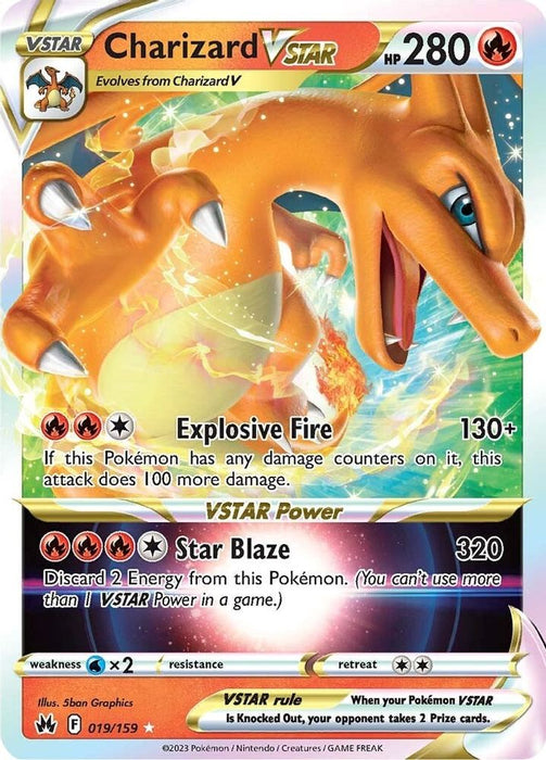 Charizard VSTAR (#019/159) (SWSH: Crown Zenith) Near Mint Holofoil