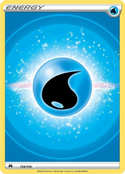 Water Energy Texture Full Art (#154/159) (SWSH: Crown Zenith)