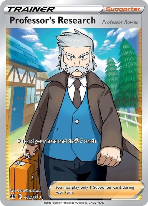 Professors Research Full Art (#150/159) (SWSH: Crown Zenith)