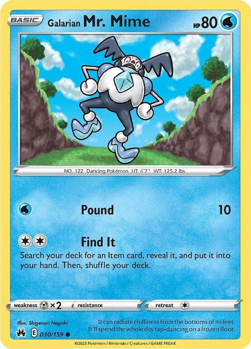 Galarian Mr Mime (#030/159) (SWSH: Crown Zenith)