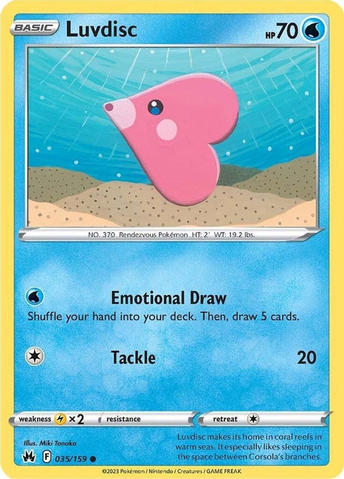 Luvdisc (#035/159) (SWSH: Crown Zenith)