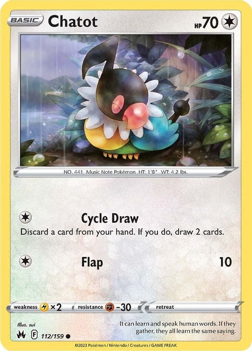 Chatot (#112/159) (SWSH: Crown Zenith)