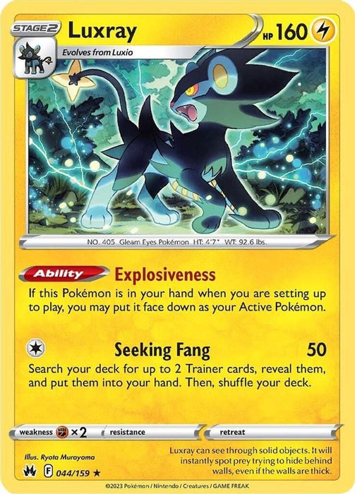 Luxray 44 (#044/159) (SWSH: Crown Zenith)
