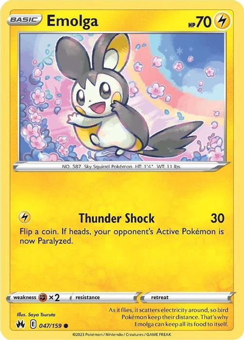 Emolga (#047/159) (SWSH: Crown Zenith)