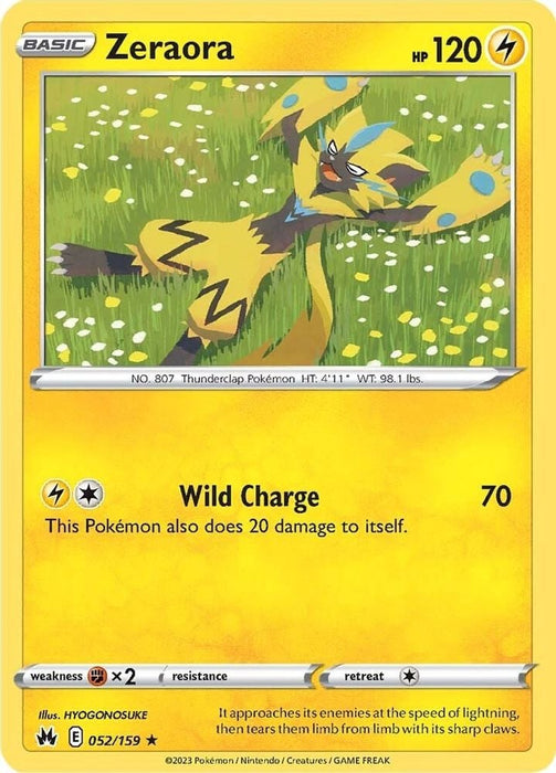 Zeraora (#052/159) (SWSH: Crown Zenith)