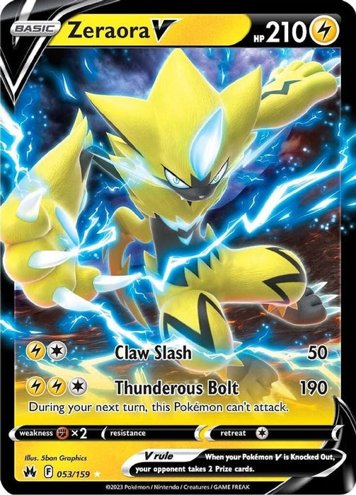 Zeraora V (#053/159) (SWSH: Crown Zenith)