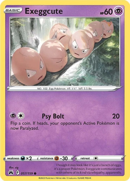 Exeggcute (#057/159) (SWSH: Crown Zenith)
