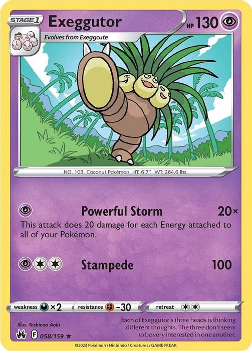 Exeggutor (#058/159) (SWSH: Crown Zenith)