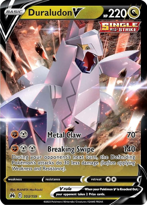 Duraludon V (#103/159) (SWSH: Crown Zenith) Near Mint Holofoil