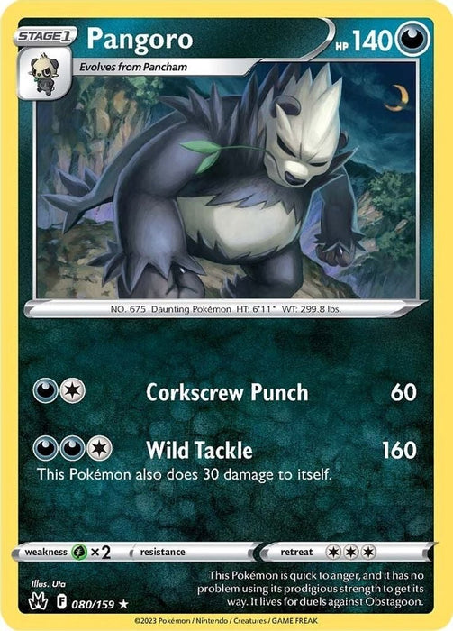 Pangoro (#080/159) (SWSH: Crown Zenith)