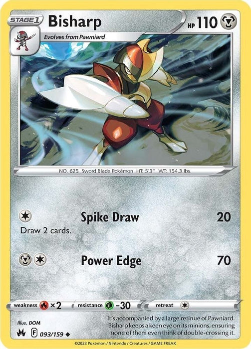 Bisharp (#093/159) (SWSH: Crown Zenith)