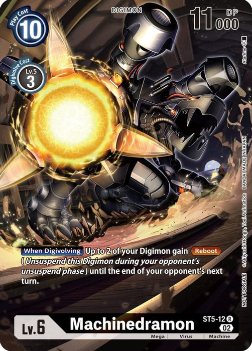 Machinedramon (Digimon Illustration Competition Pack 2022) (#ST5-12 R) (Dimensional Phase) Near Mint