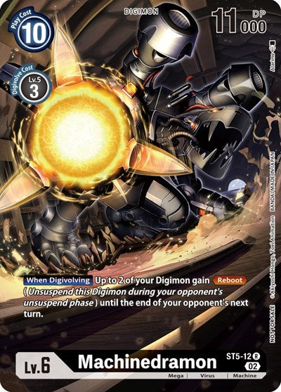 Machinedramon Digimon Illustration Competition Pack 2022 (#ST5-12 R) (Dimensional Phase)