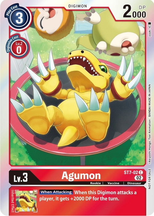 Image for Agumon (Official Tournament Pack Vol.8) (ST7-02 C) - Digimon Card Game