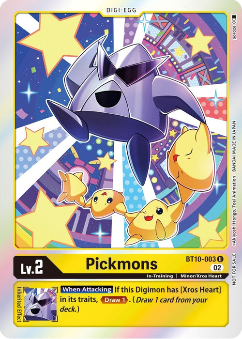 Image for Pickmons (Official Tournament Pack Vol.8) (BT10-003 U) - Digimon Card Game